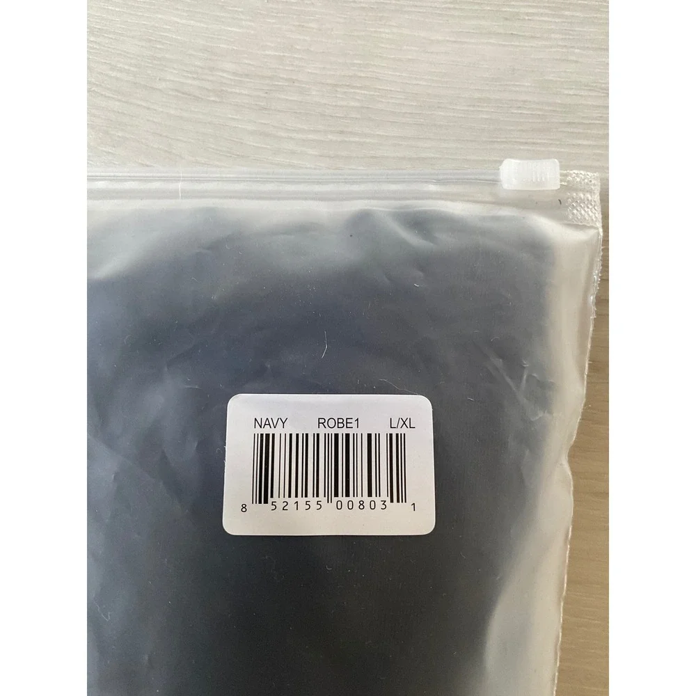 Duderobe Luxury‎ Bathrobe Navy L/XL New With Tags